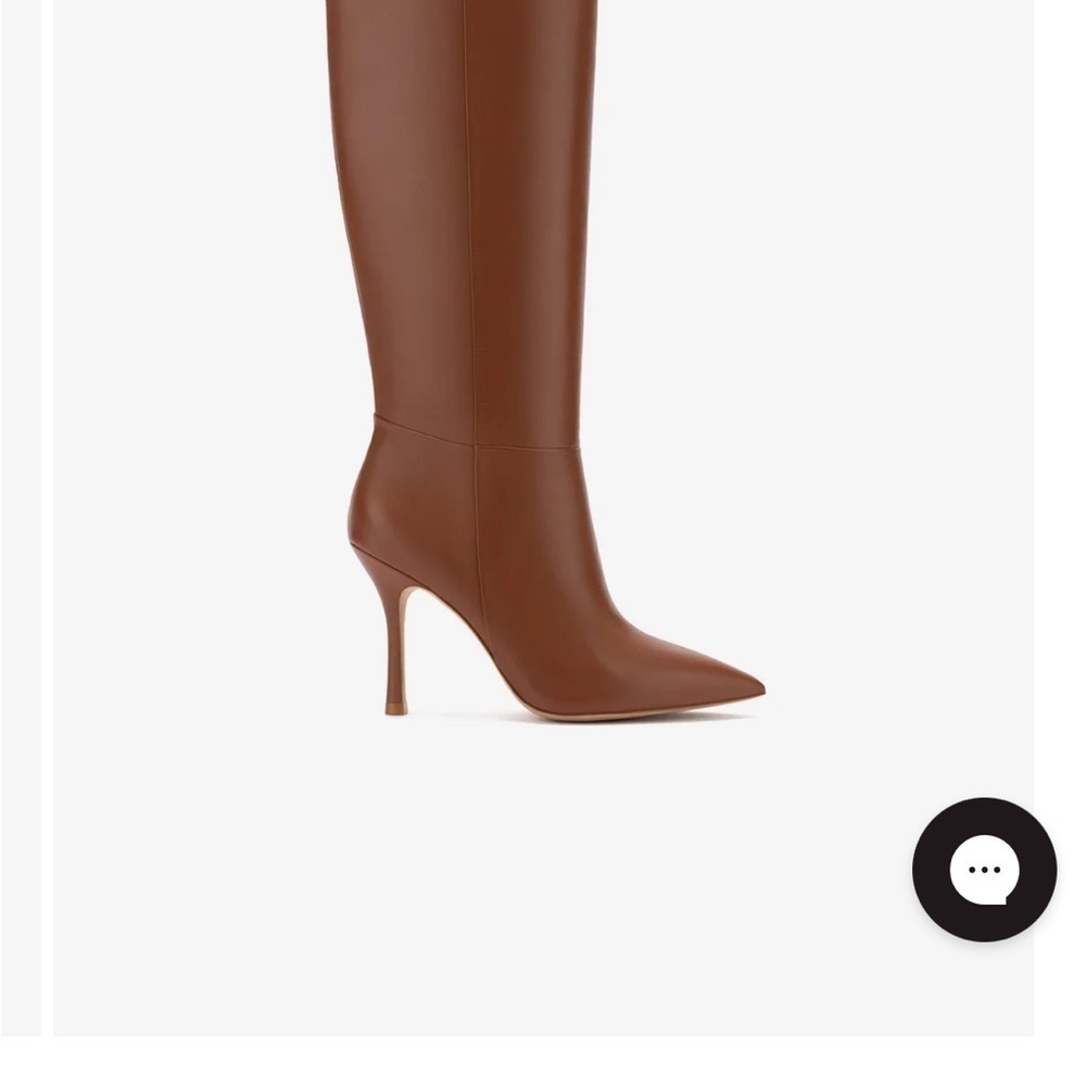 Larroude Brown Heeled Boots with Stiletto Heel - Picture 5 of 5